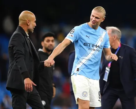 Haaland Enters Elite Champions League 50-Goal Club, Praised by Guardiola as CR7 and Messi's Peer